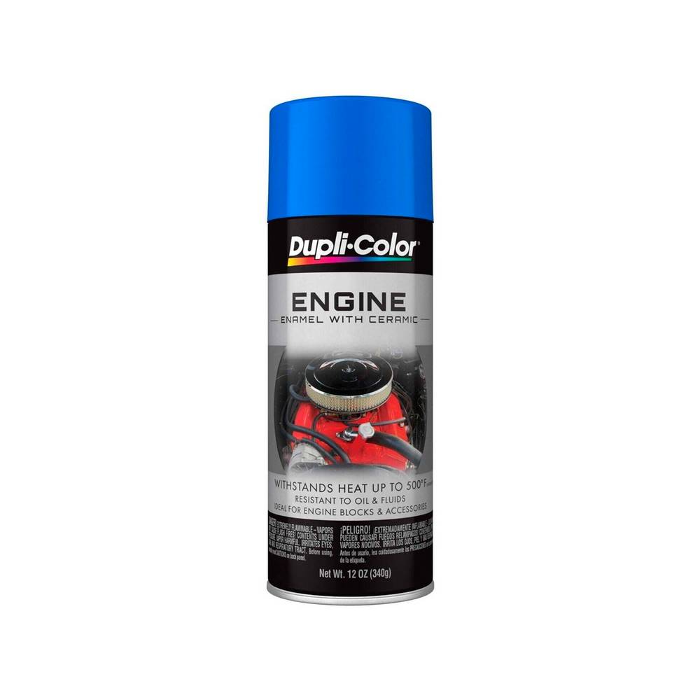 Pintura en spray p/motor alta temperatura azul ford