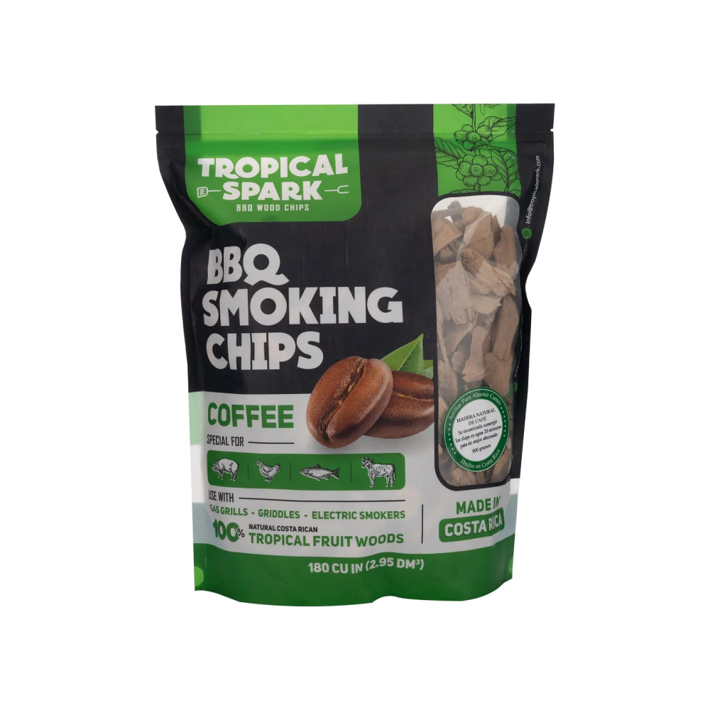 Astillas para bbq 800g coffee tropical spark