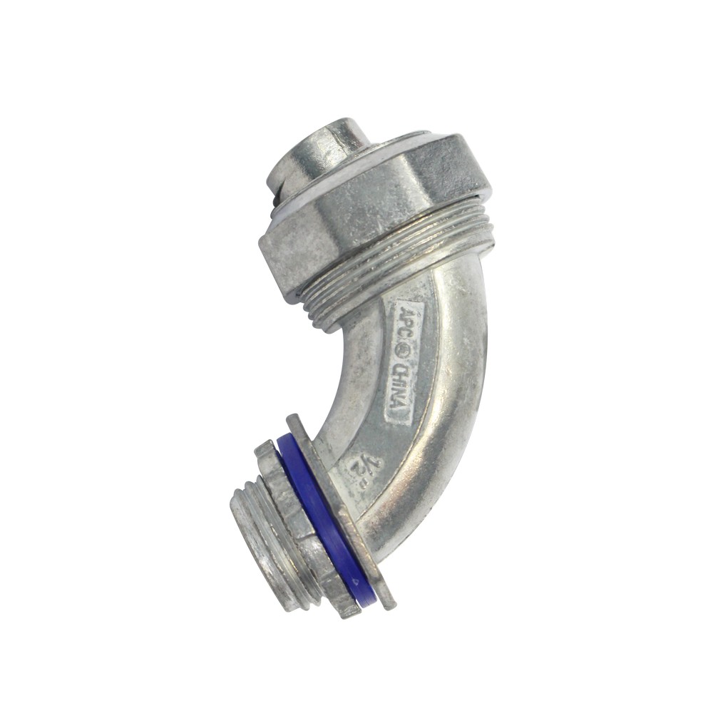 Conector curvo para coraza lt 1/2 pulg (12.70 mm)