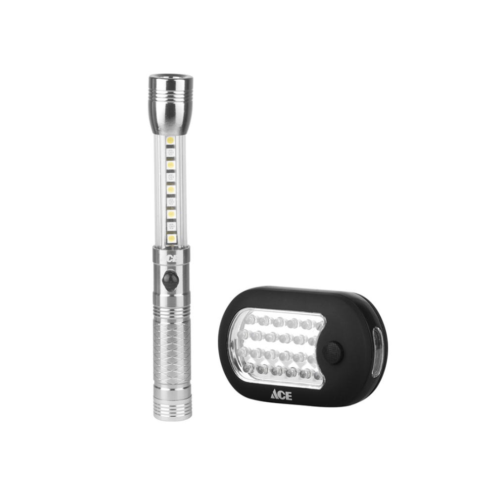 Linterna led set 27 led 50 lum 3a+10 led 30 lum