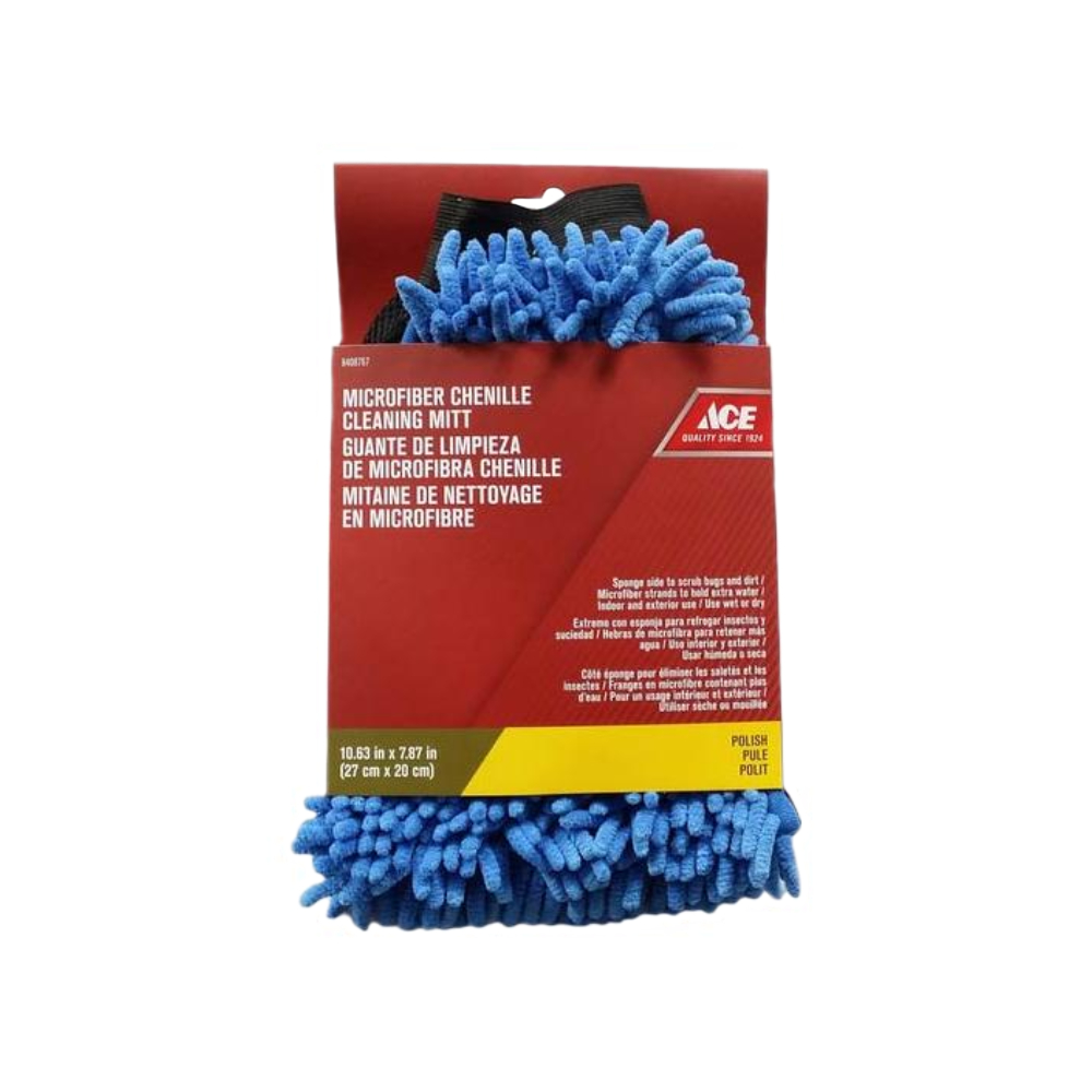 Guante microfibra azul 27x20 centimetros