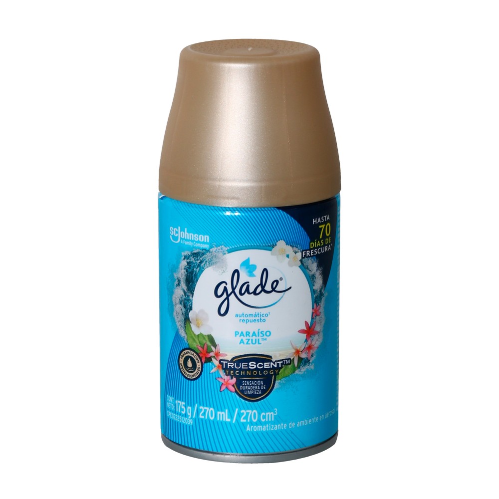 Repuesto aromatizante automatico paraiso azul 270ml