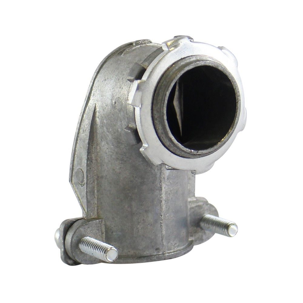 Conector curvo para coraza galvanizada de 1 pulg (25.4 mm)