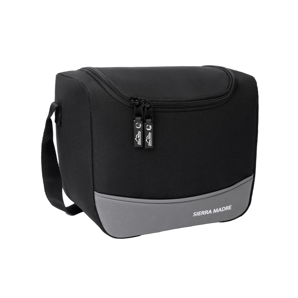 Lonchera de poliester 6x9x8 pulg negro