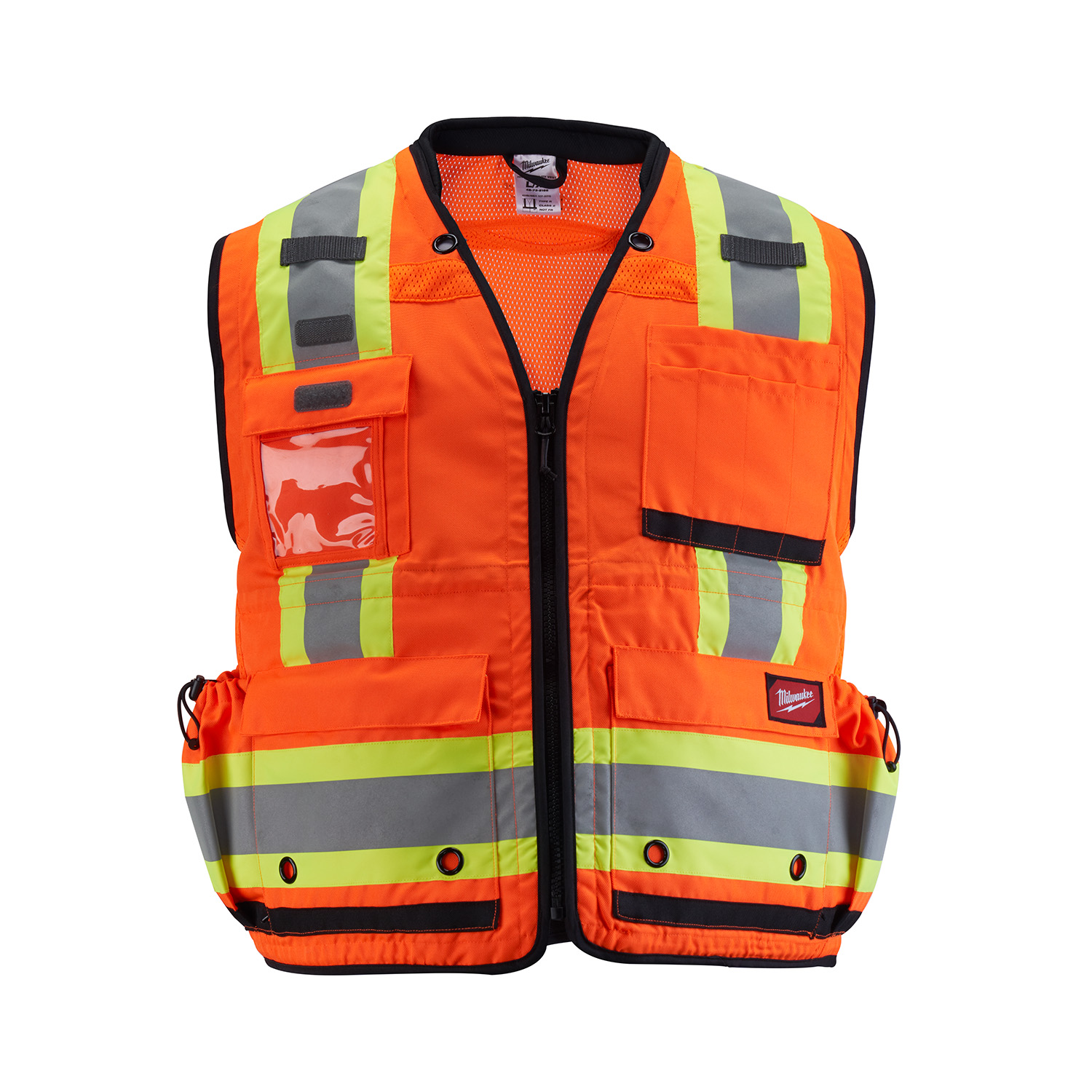 Chaleco reflectivo de seguridad naranja