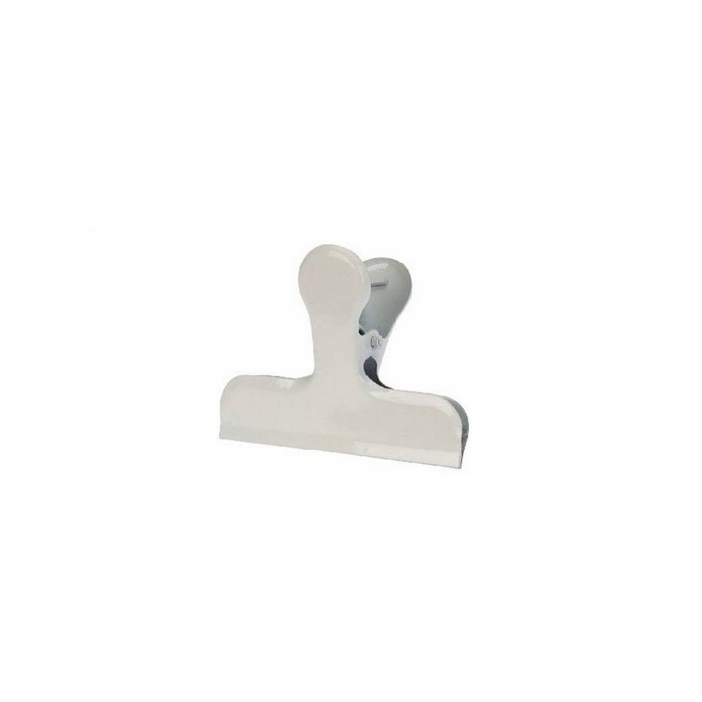 Clips para bolsa de metal blanco 5.5x7.5 cm 3 unidades