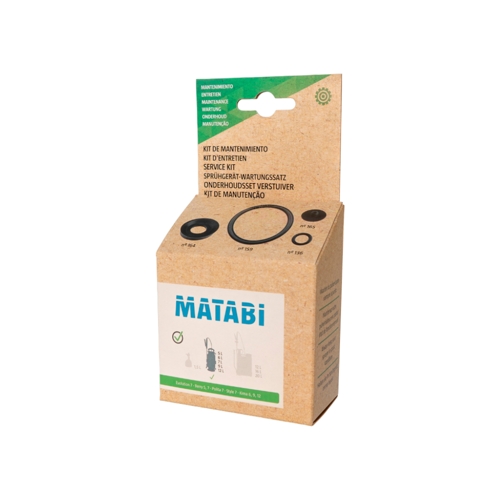 Kit matabi de mantenimiento pp berry 5 a 9 litros