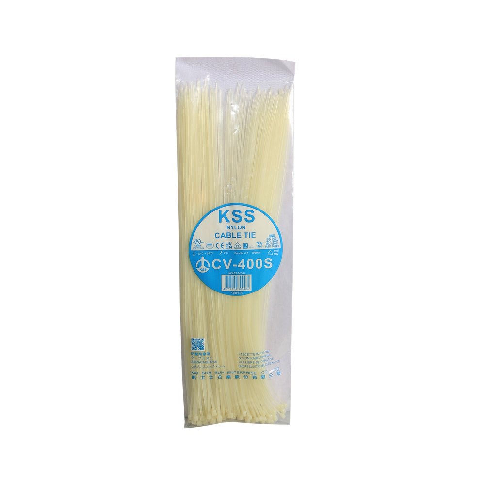 Cincho plastico ul 15 pulg (38.1 cm) 2.5 mm set de 100 piezas
