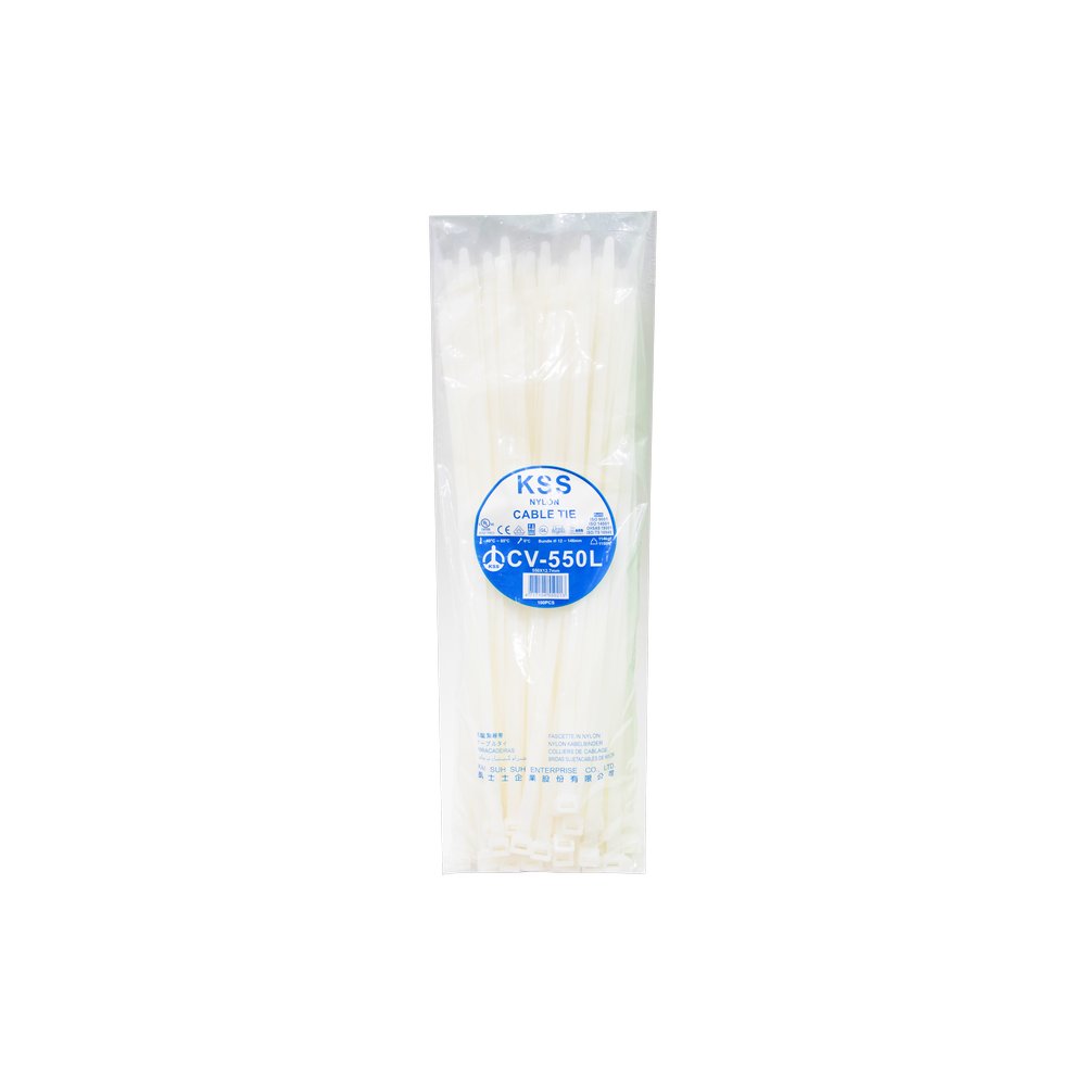 Cincho plastico ul 21 pulg (53.34 cm) 12.7 mm set de 100 piezas