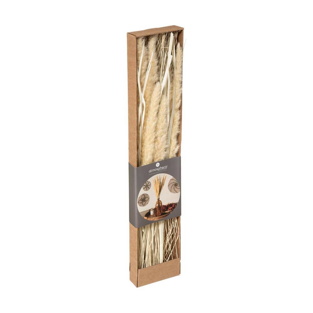 Ramo de plantas secas decorativo de 60 cm color beige