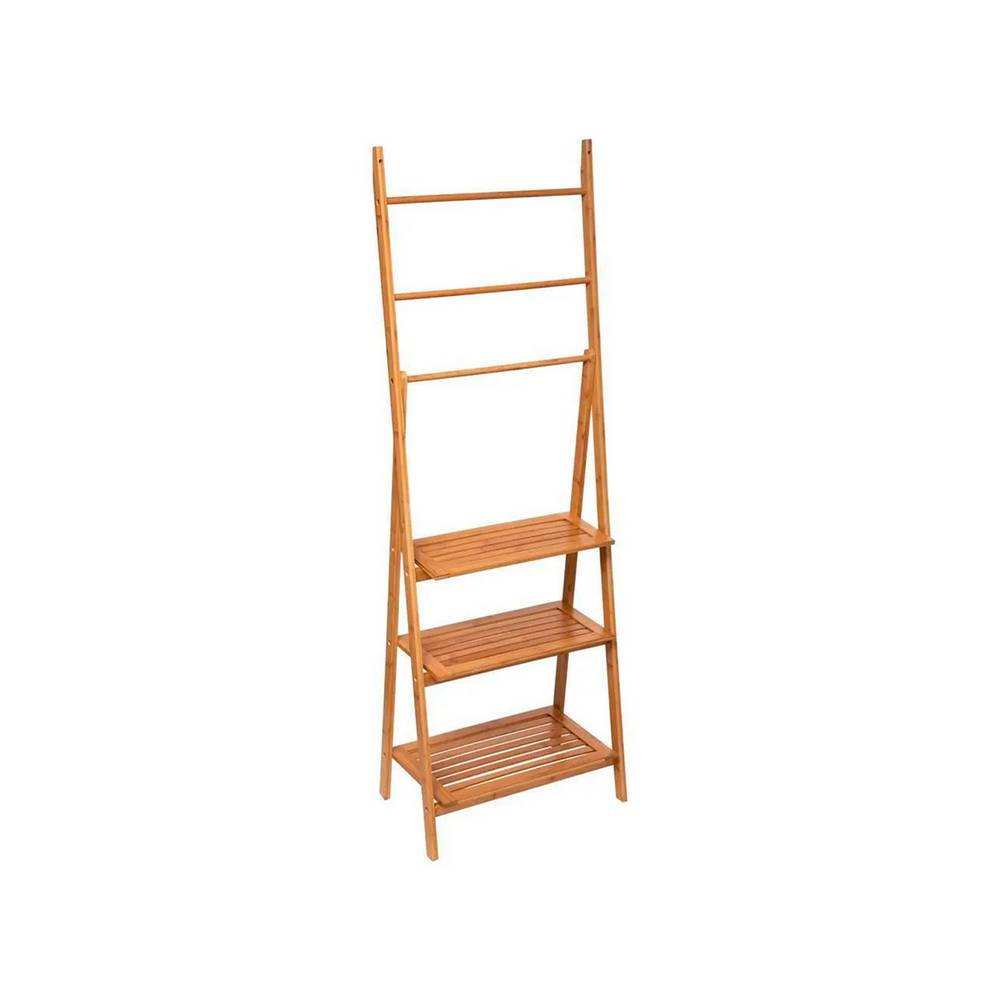 Estante organizador de madera para toalla
