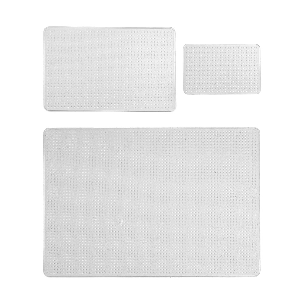 Tapa de silicon ajustable rectangular 3 piezas