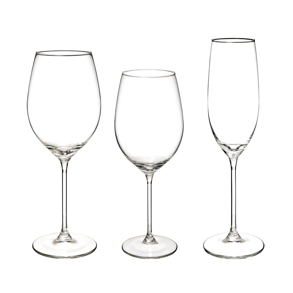 Copas de vidrio para vino lina 154709 18 pzas