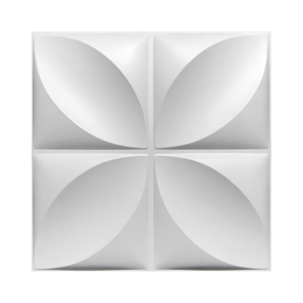 Paneles de pared de PVC 3D - Revestimiento de pared 3D blanco - motivos de  aspecto de piedra (paquete económico 3QM HD114 50x50cm) detrás del fondo de