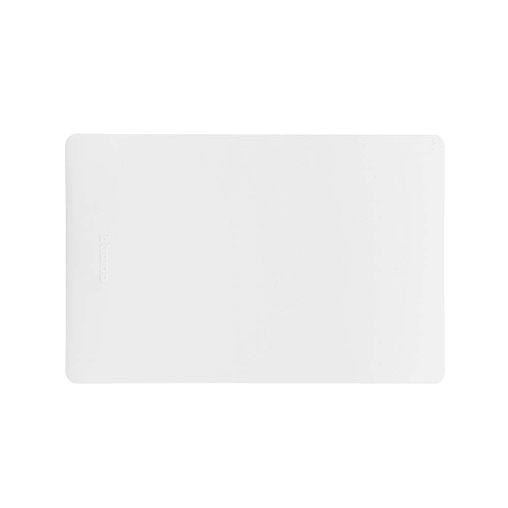 Placa ciega blanca