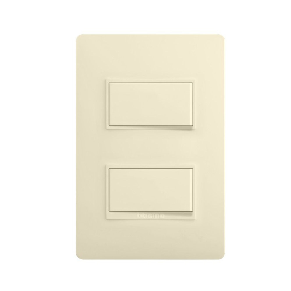 Interruptor doble 1 vía 15a marfil