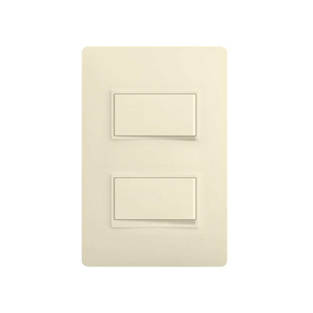 Interruptor doble 1 vía 15a lp marfil