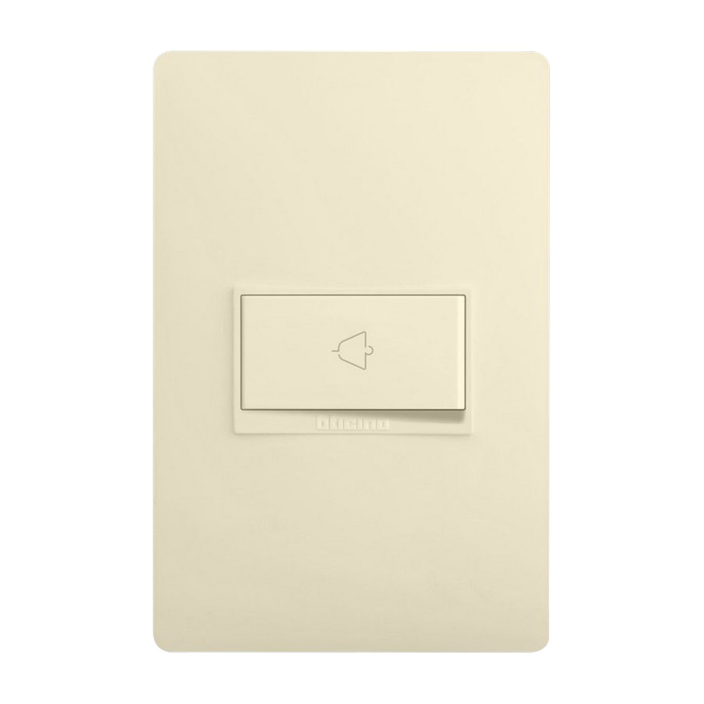 Pulsador timbre unipolar 1p 10a marfil