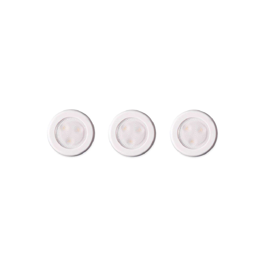 Lampara mesa puck led wh 3pk