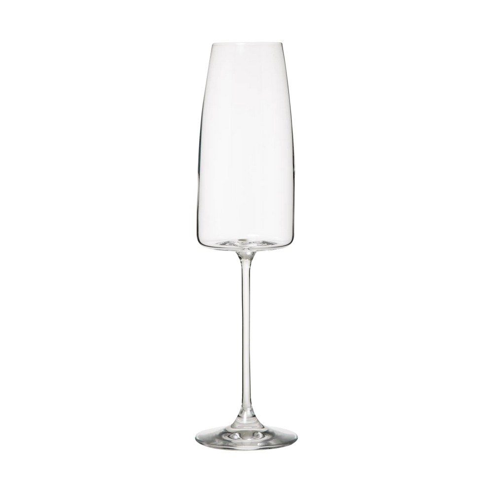 Copa de vidrio para champagne 11.5oz angara 6 pzas