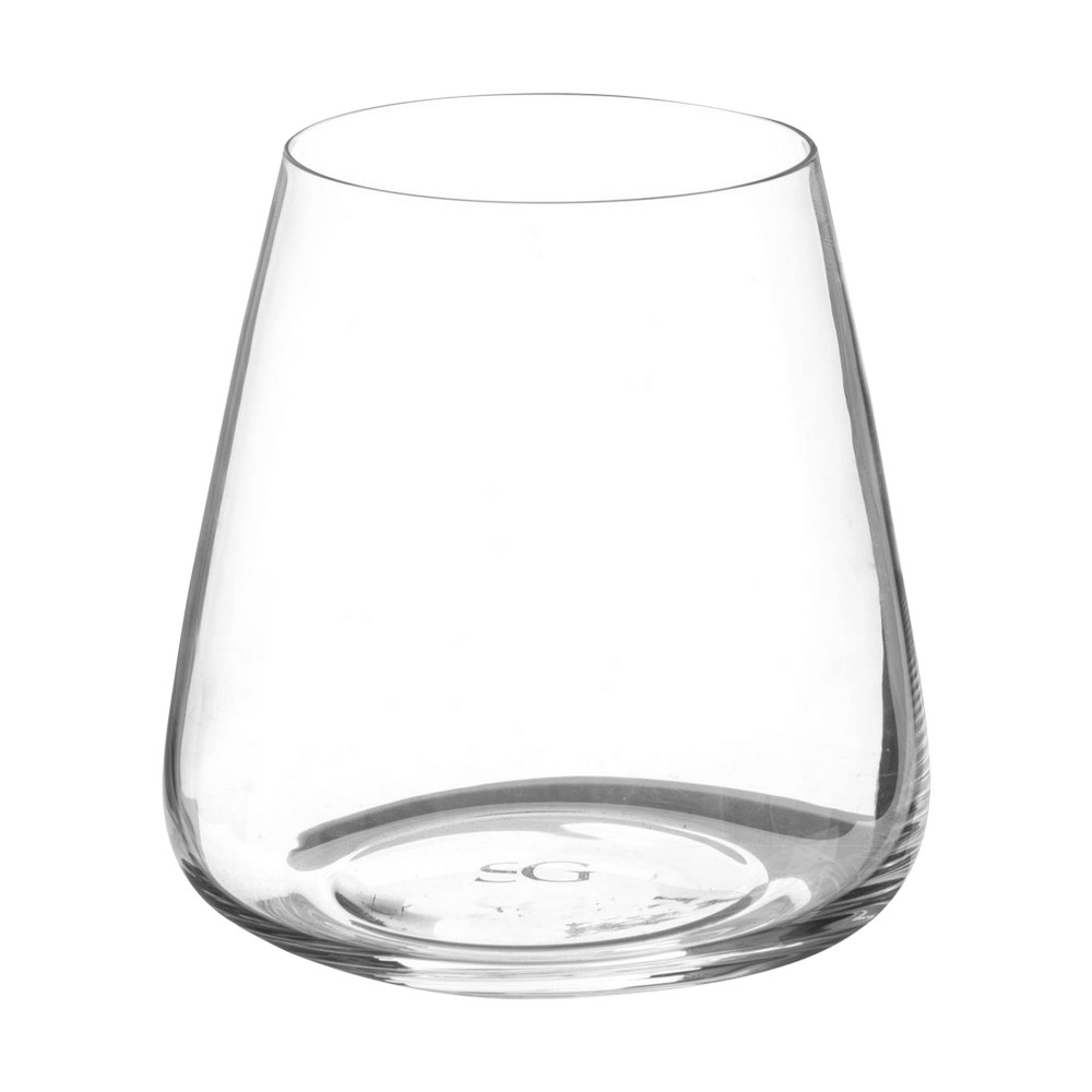 Vaso de vidrio 14.5oz selenga 6 pzas