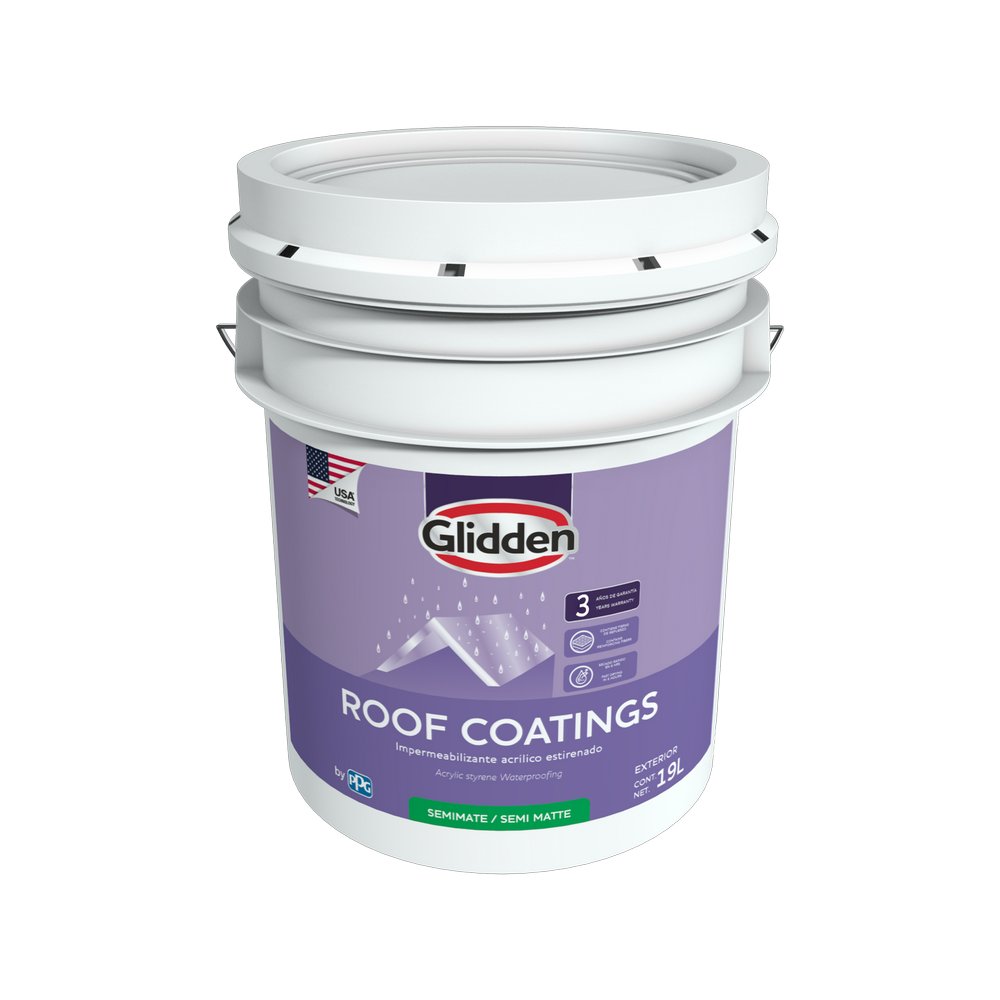 Impermeabilizante techo roof coating blanco 3a cub (19 l)