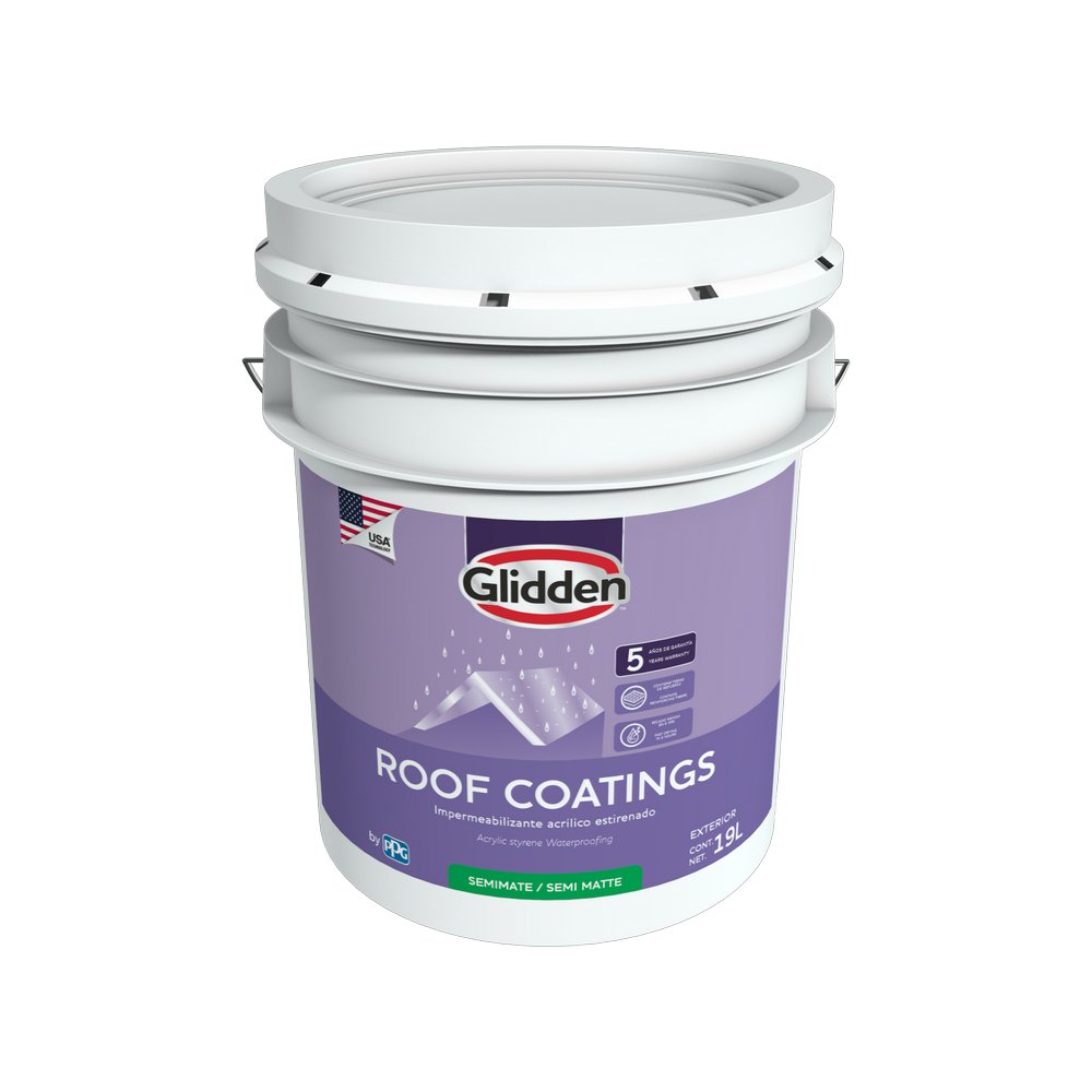 Impermeabilizante techo roof coating blanco 5a cub (19 l)