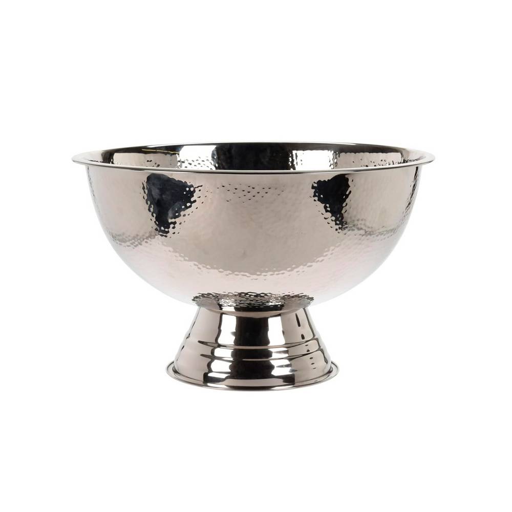 Bowl de acero inoxi con base 24.1x39.7cm plateado