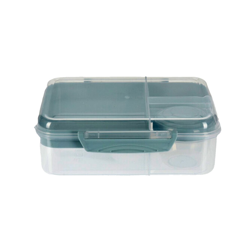 Deposito plastico para comida 3 esp 17x21.5cm surtido