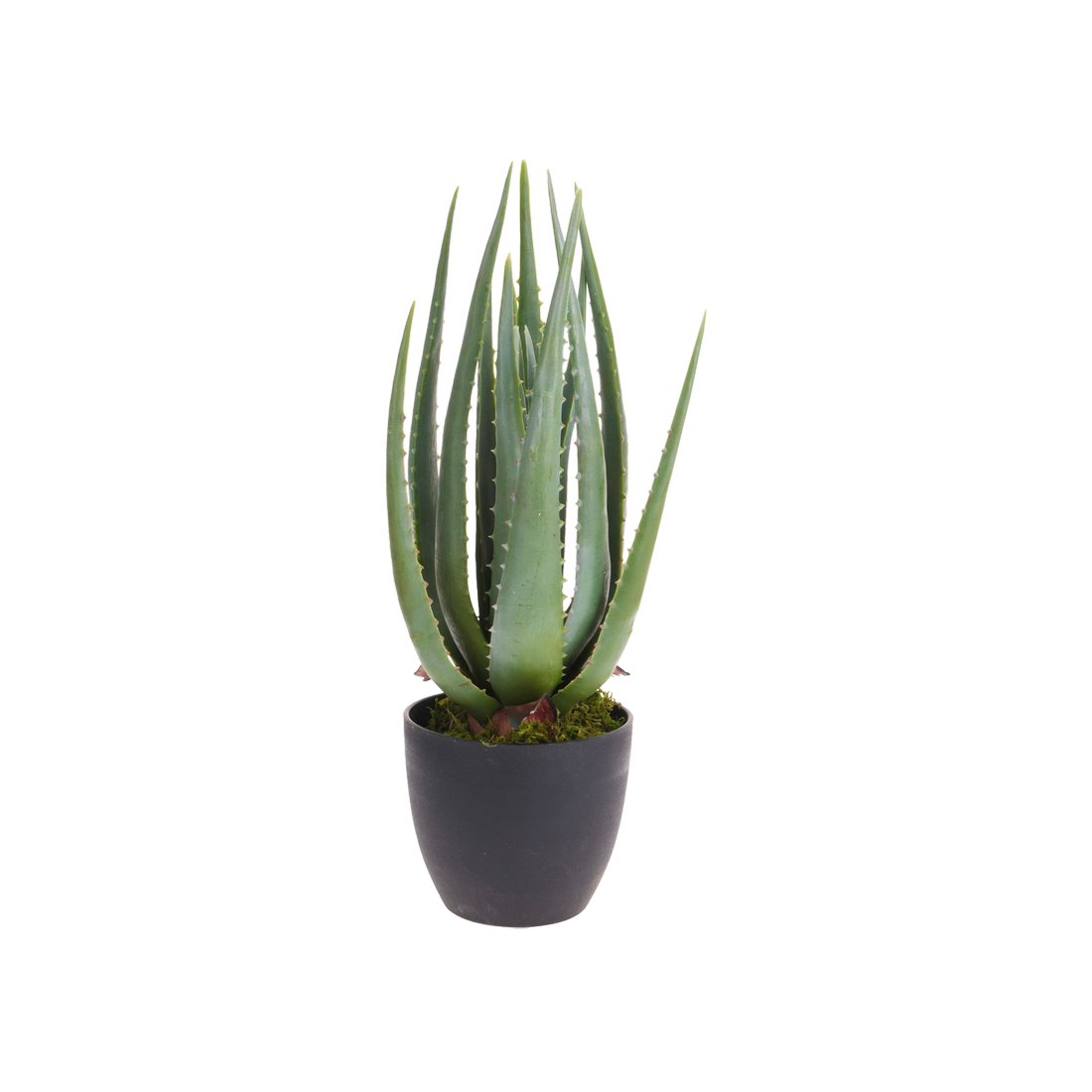 Planta artificial con maceta 45cm negro savila