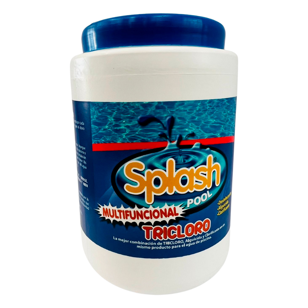 Splash pool tricloro triple acción granular 2 lbs