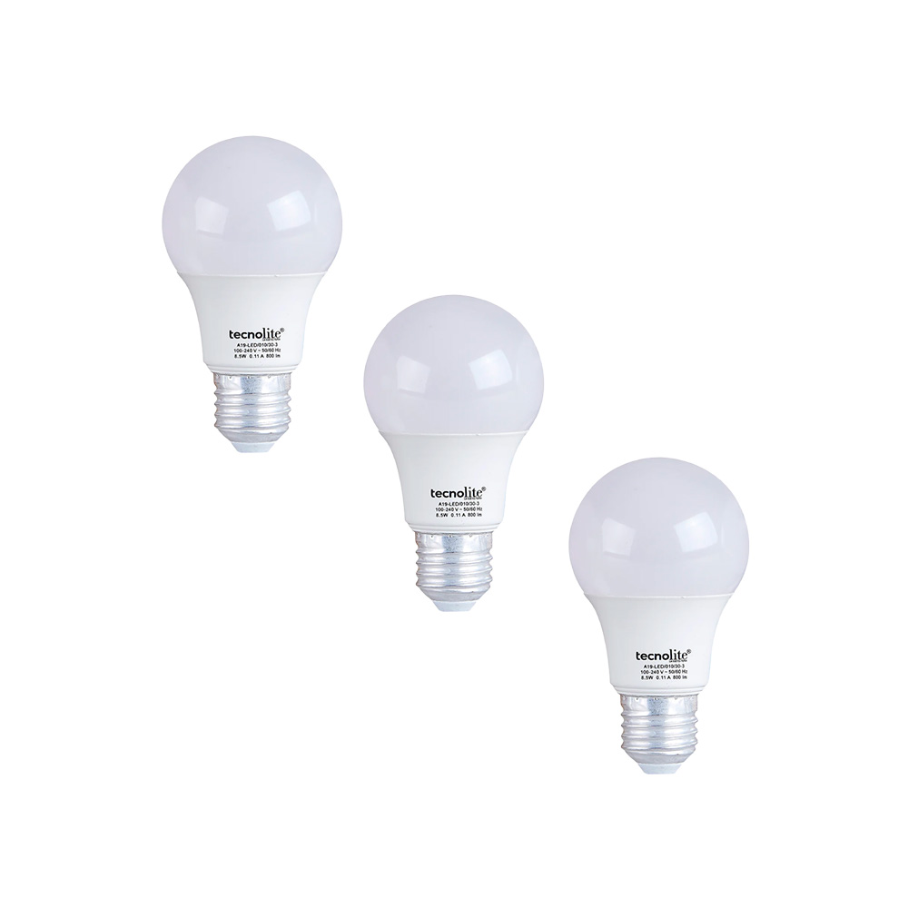 Bombillo led a19 14w 127v 3000k e27 1301lm, 3 pack