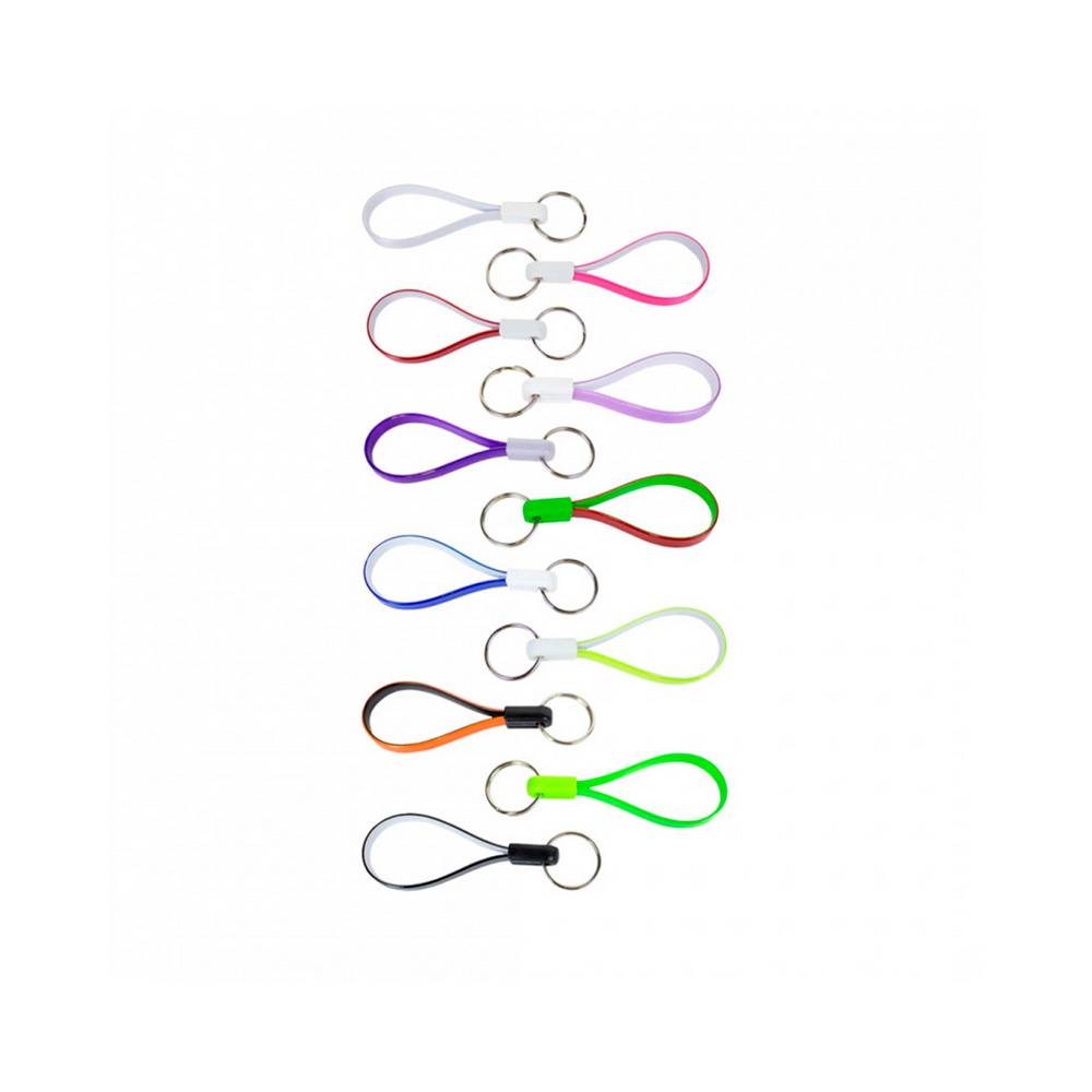 Llavero flexible colores surtidos 3 1/8 in