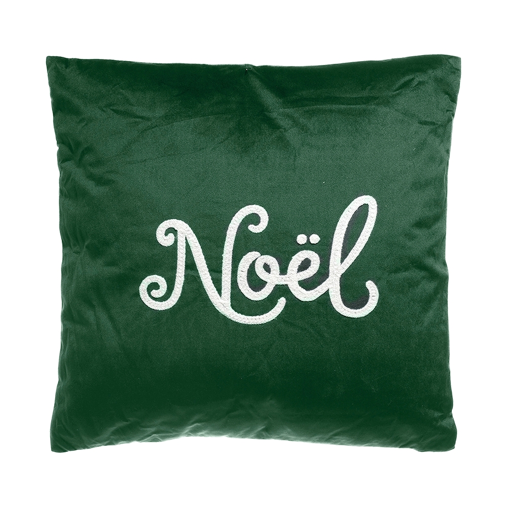 Cojin navideño 45x45cm verde noel
