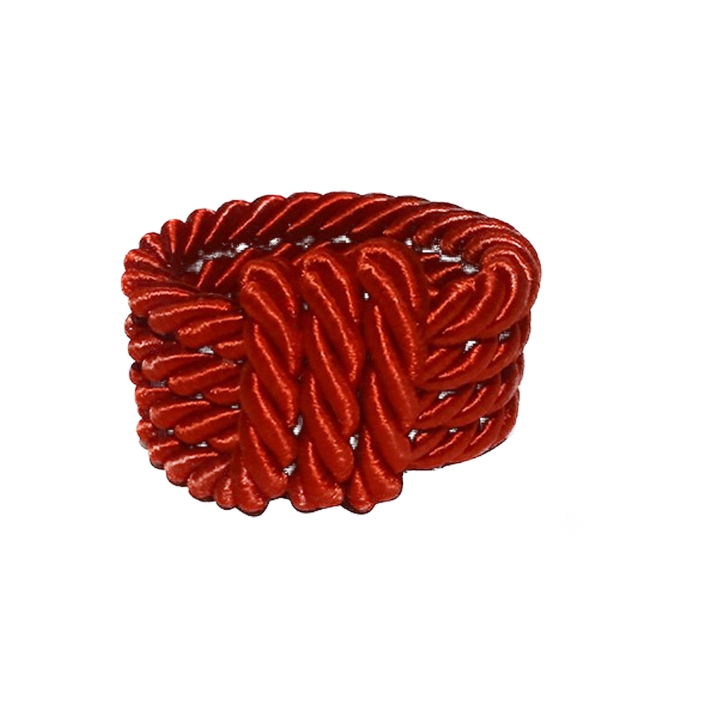 Anillo para servilleta 3.8 centimetro cordon rojo