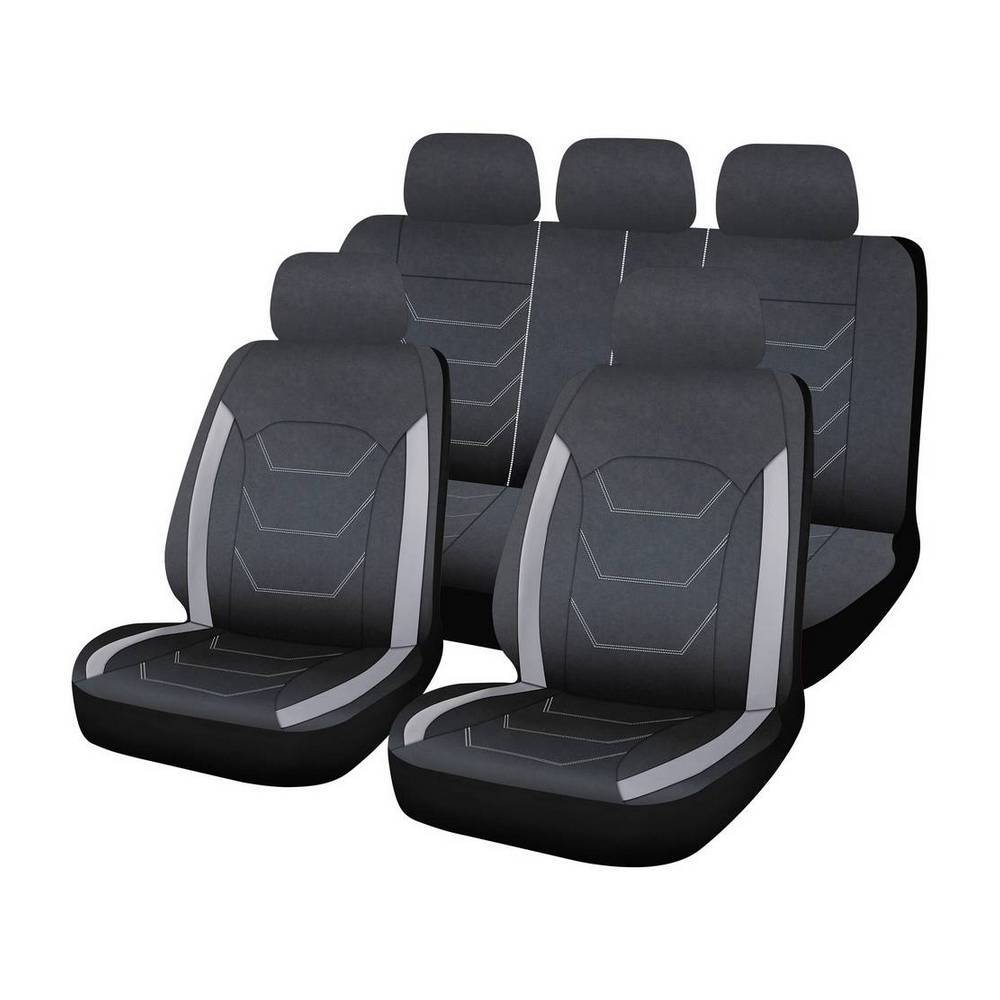 Forro para asiento de carro color negro/gris