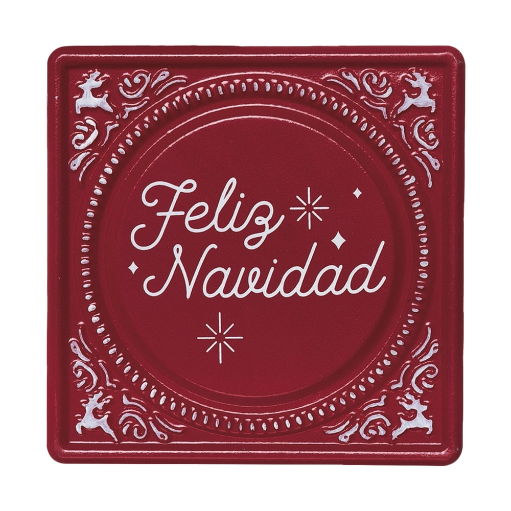 Adorno navideño 5.98x0.39x5.98 pulg letrero festiv surtido