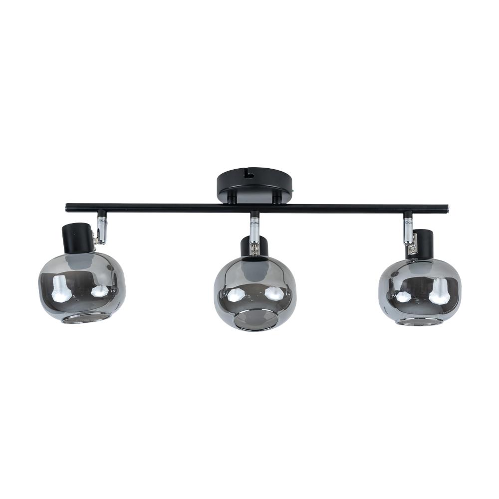 Aplique decorativo 3 luces e-14 27077c-bk