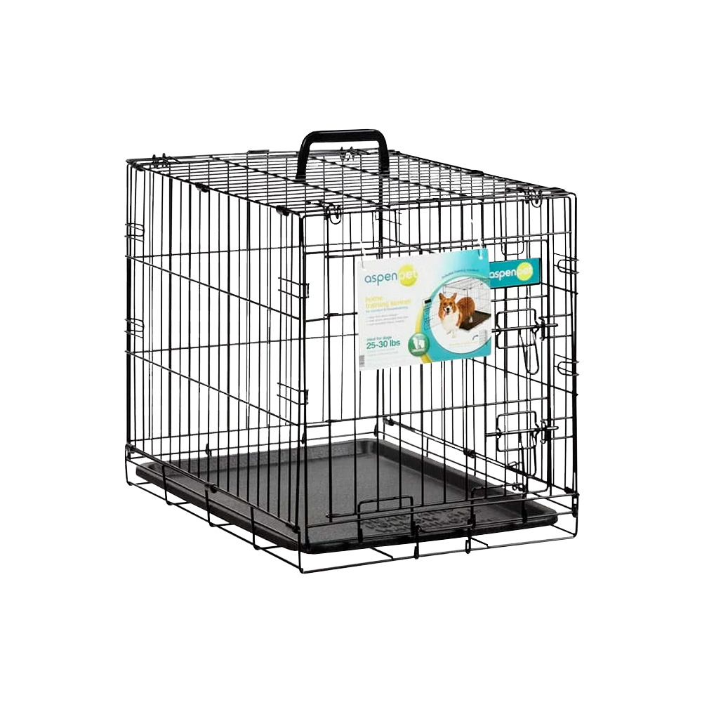 Transportadora para mascotas de viajes alambre 22x25x34 pulg