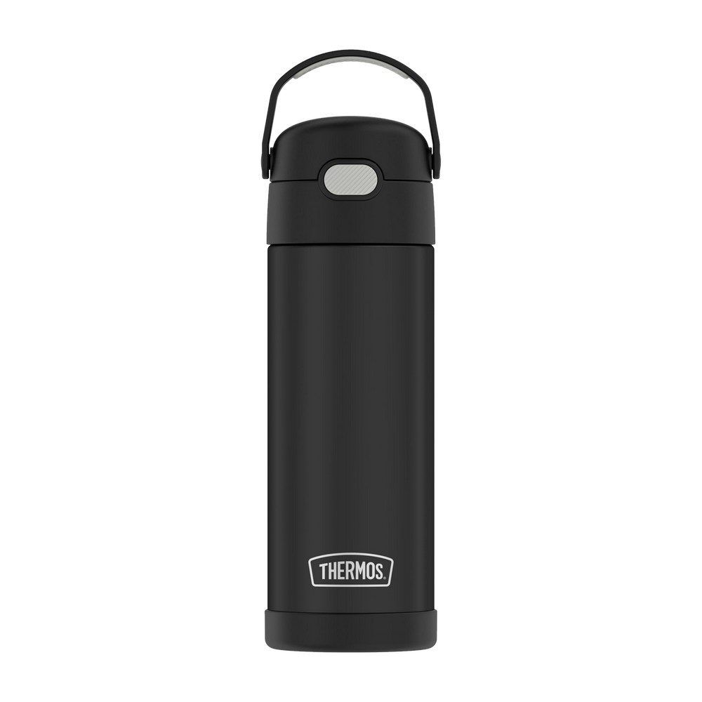 Botella termica de acero inox 16oz negro