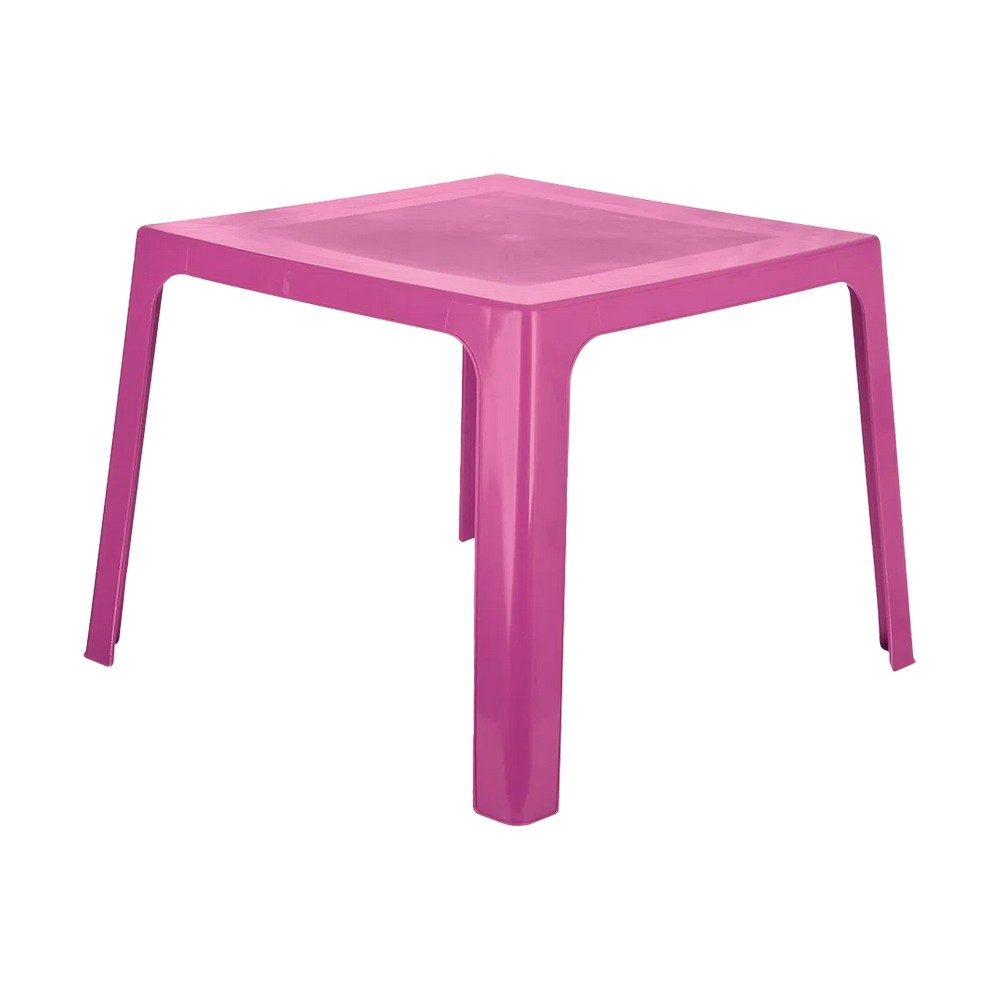 Mesa plastica para niña estrella rosada fuerte