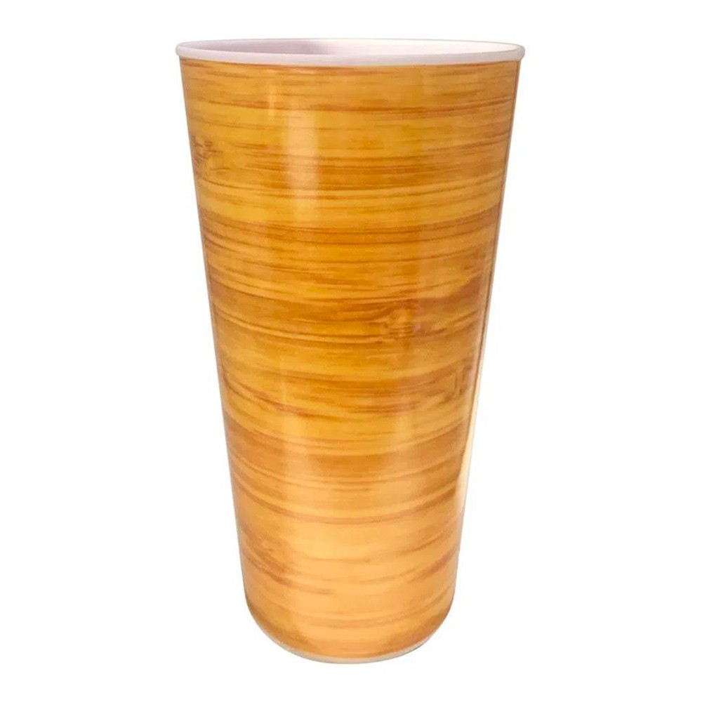 Vaso de melamina 16 oz madera