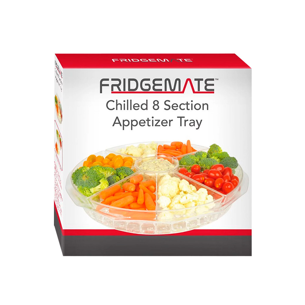 Bandeja plastica para servir 8 espacios fridgemate
