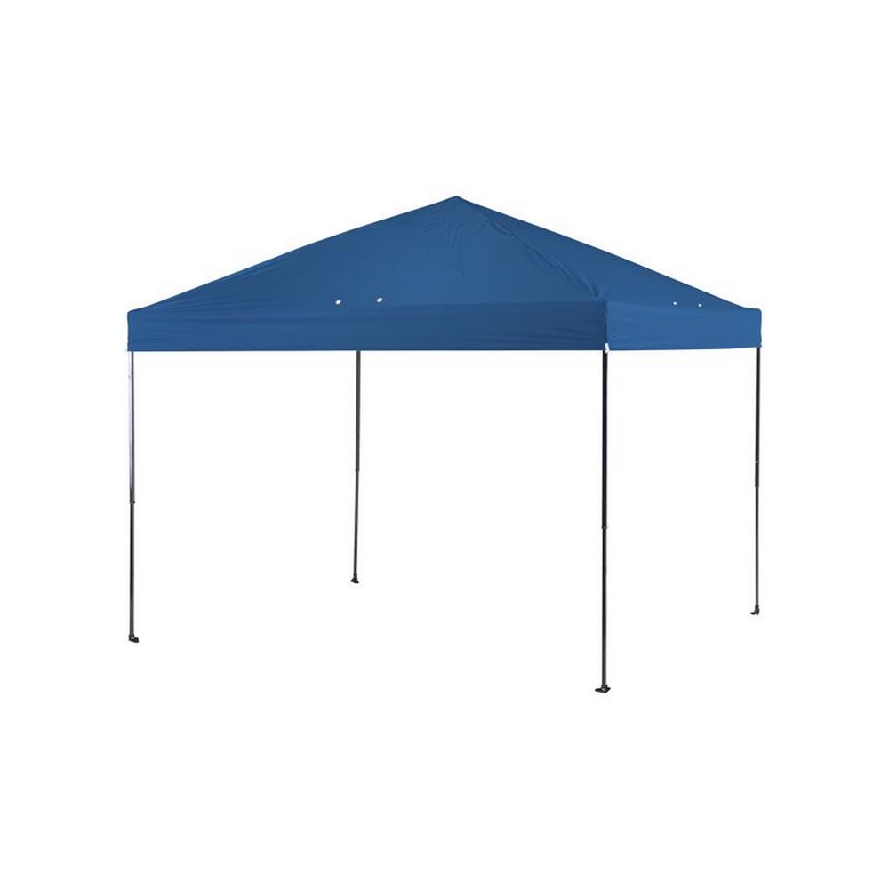 Toldo de poliester/acero inox azul