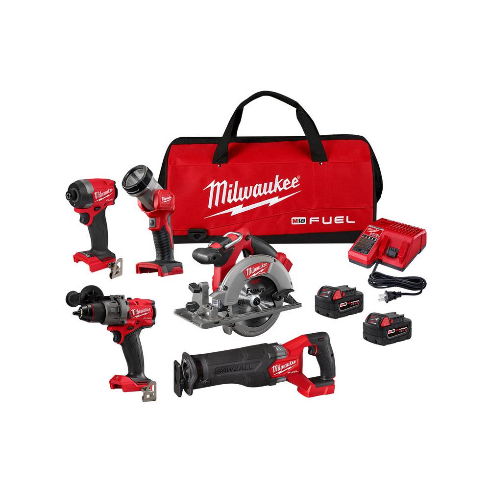 Kit de herramientas inalambricas 18 voltios fuel set de 5 piezas