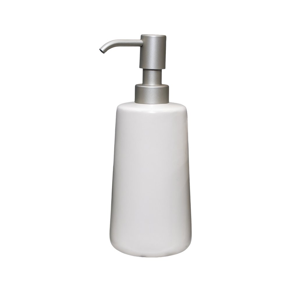 Dispensador para jabon liquido de ceramica crema
