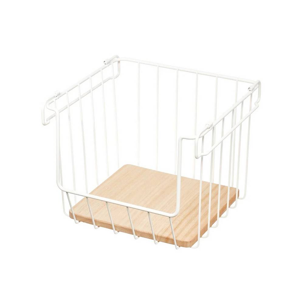 Organizador para cocina 10x10x8 in metal/madera