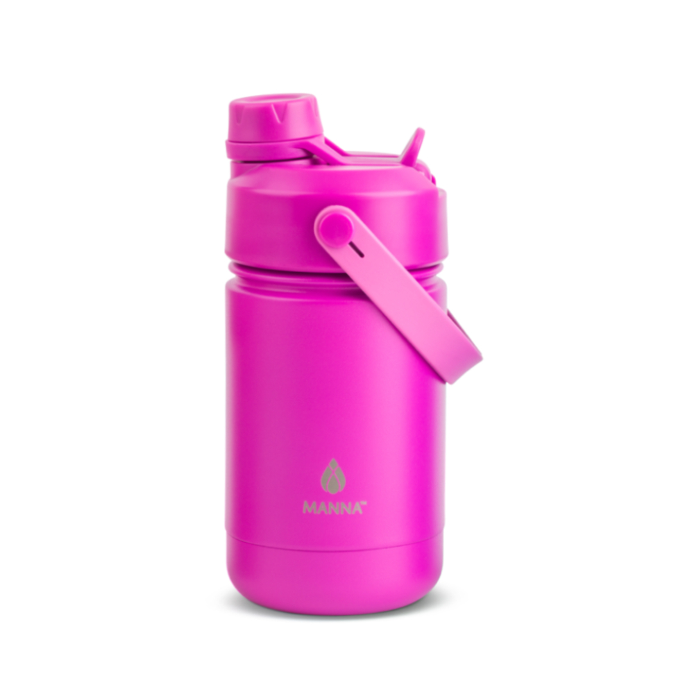 Botella para agua 12oz fucsia ranger dual