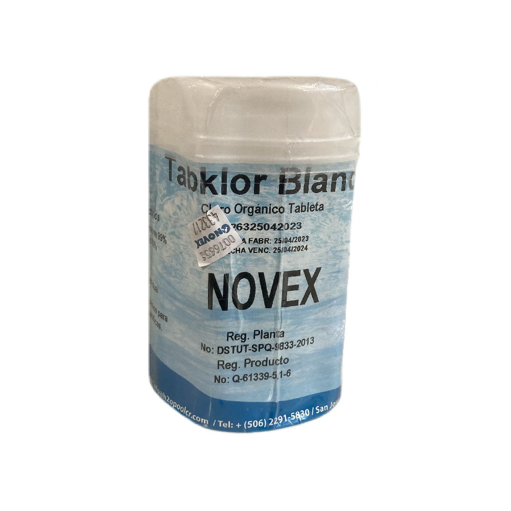 Tabklor blanca cloro organico 90% tableta