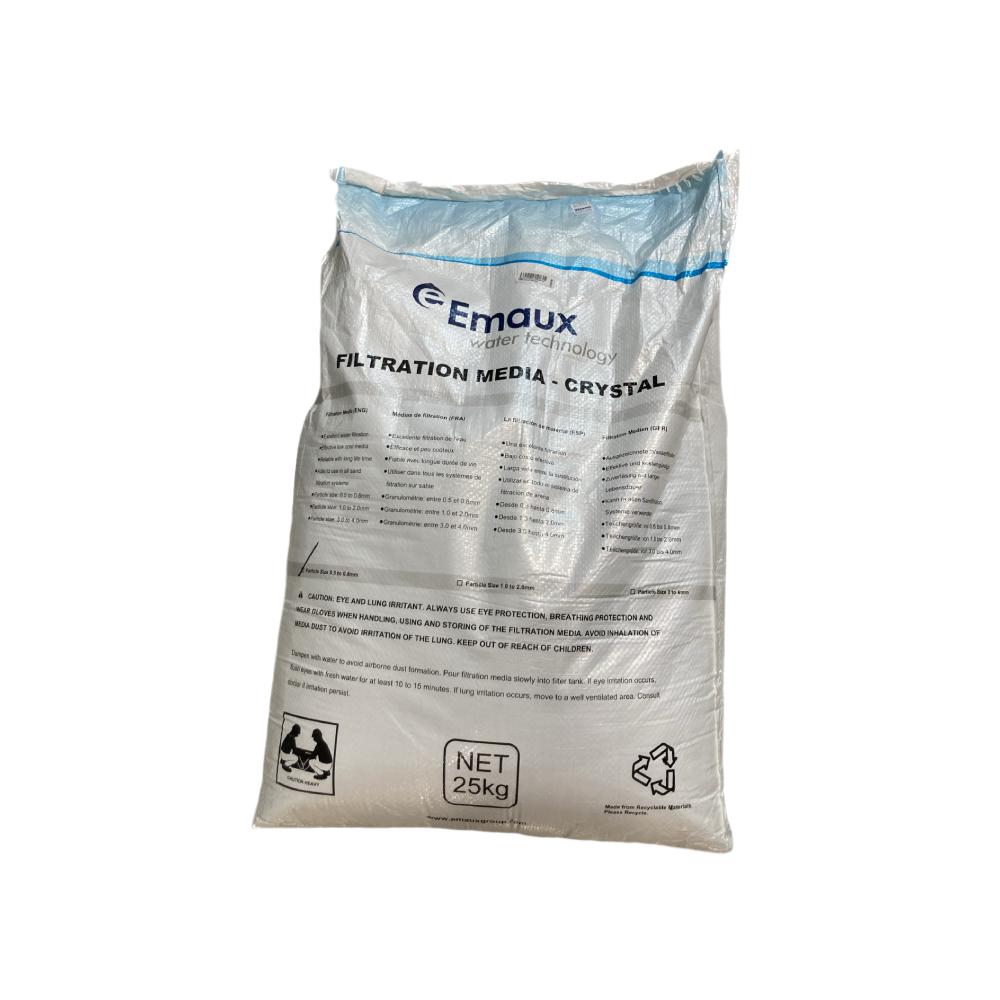 Cristal filtrante emaux fmg25a 0.5-0.8mm 25kg.